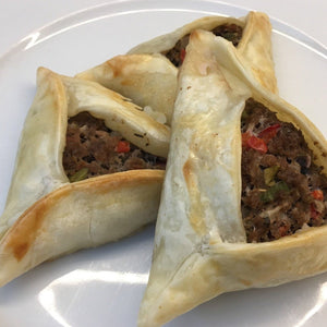 Beef Arabian empanadas parbaked