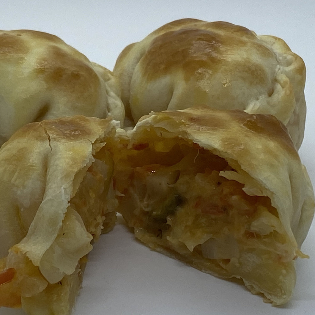 Heart of Palm empanadas parbaked